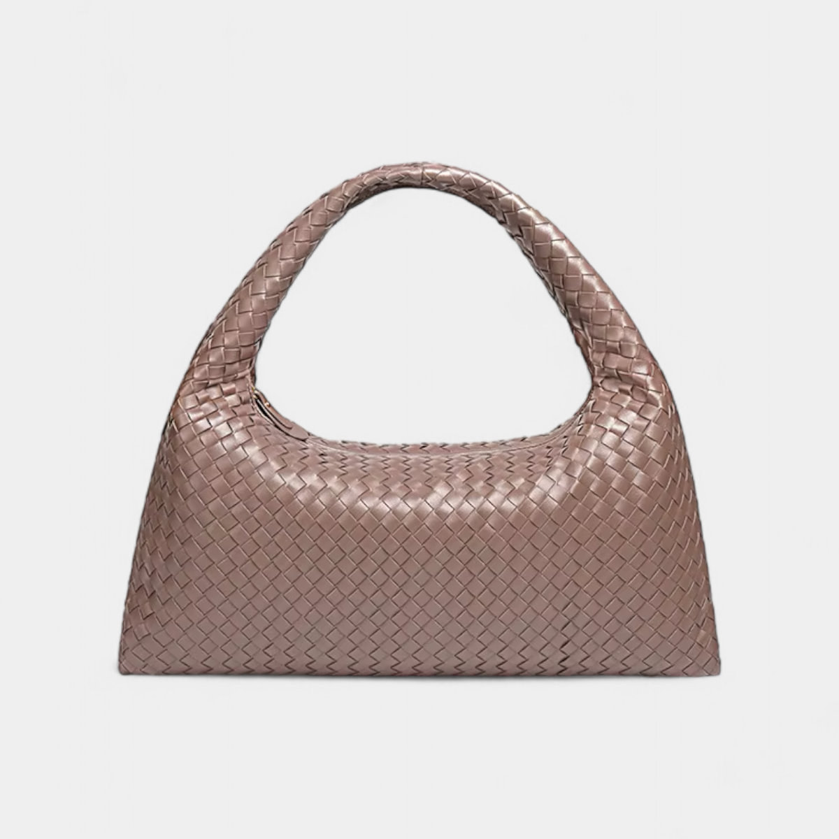 Ivy Vegan Leather Woven Handbag