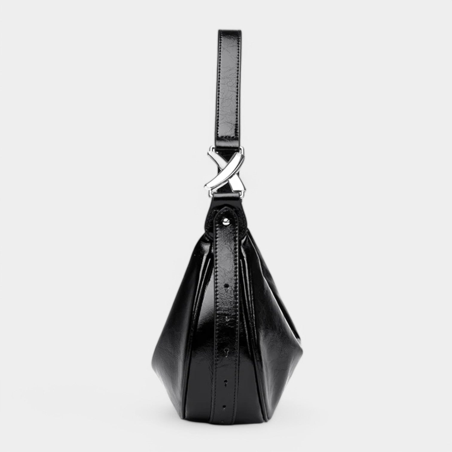Gabrielle Baguette Leather Handbag