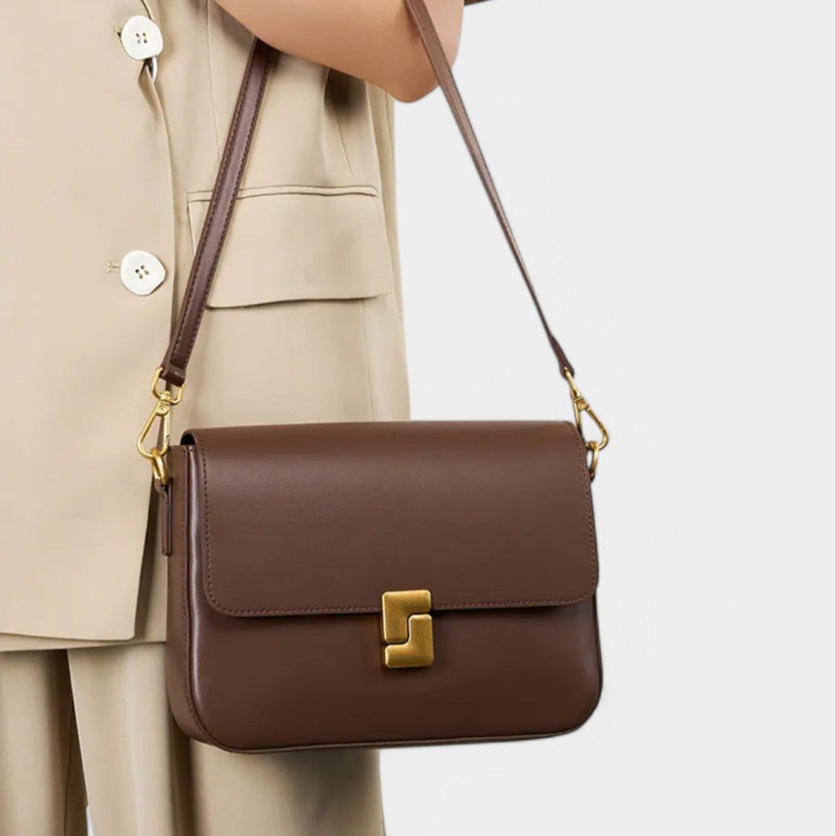 Sienna Leather Shoulder Bag