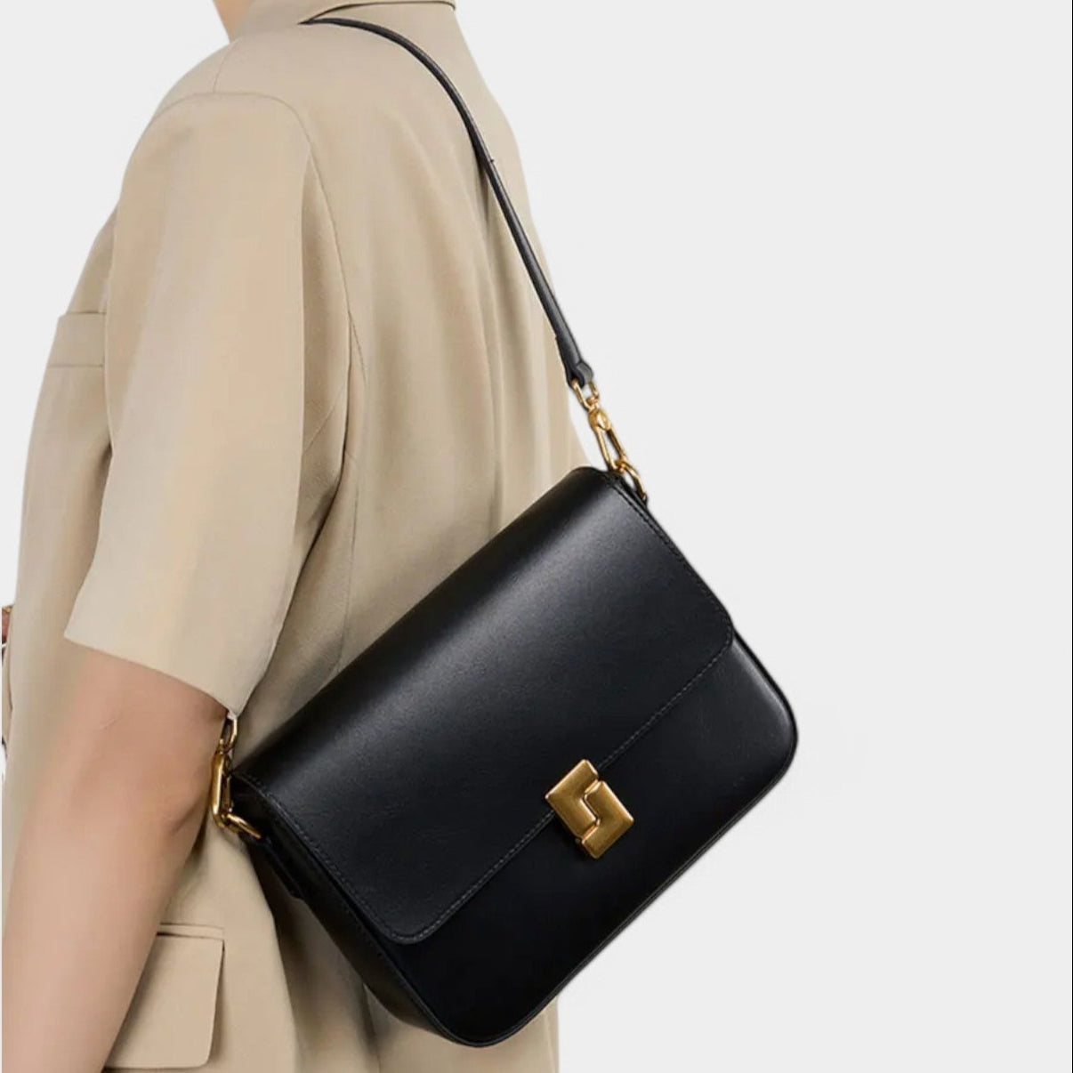 Sienna Leather Shoulder Bag