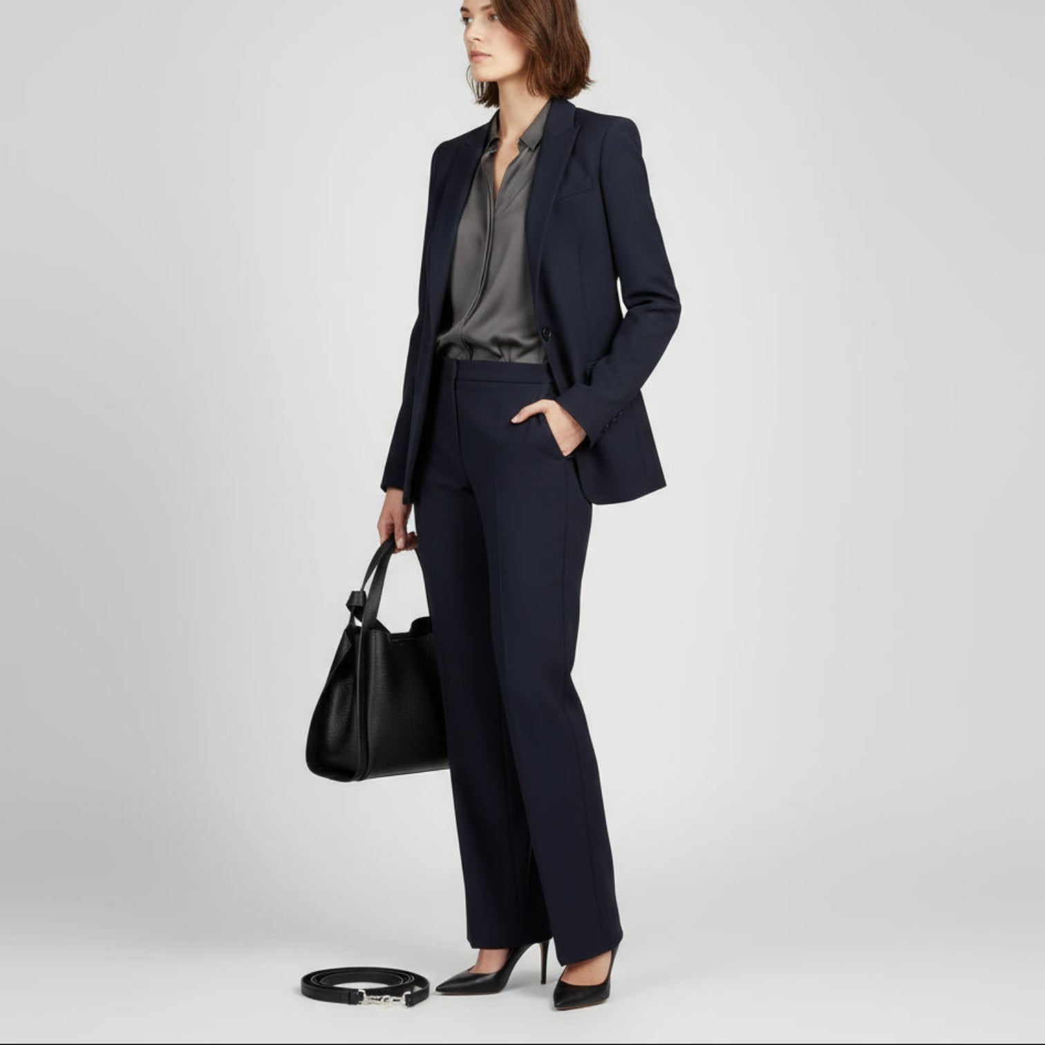 Laurène Leather Crossbody Bag