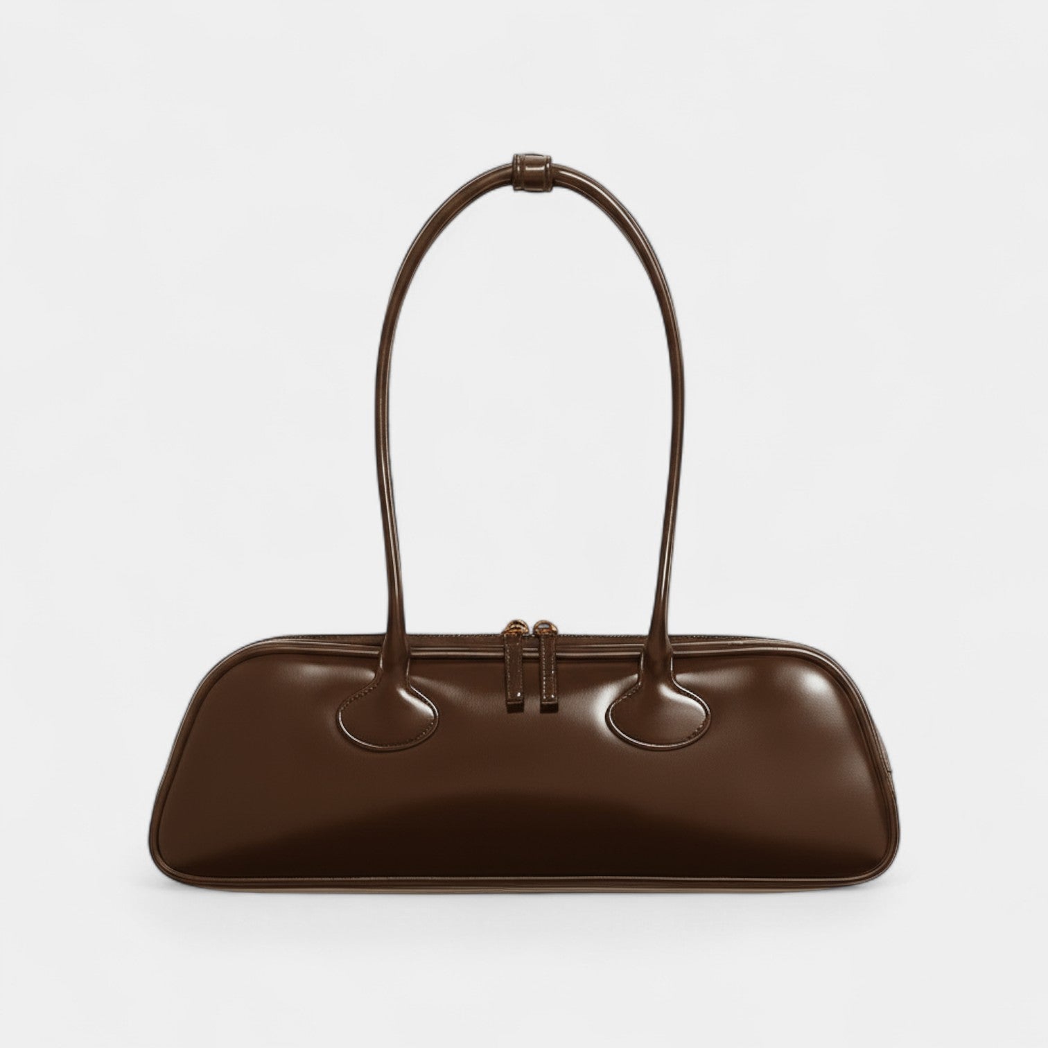 Daisy Luxury Leather Baguette Bag