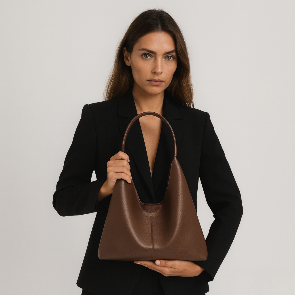 The Sage Retro Leather Tote Bag