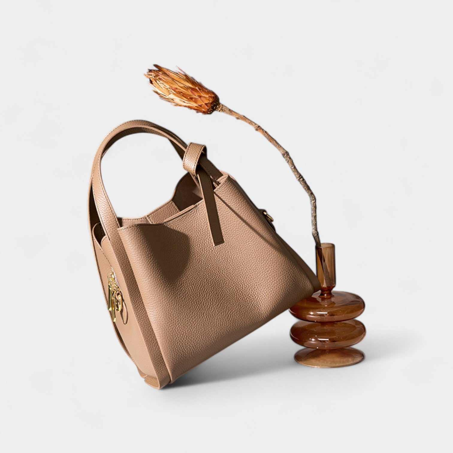 Laurène Leather Crossbody Bag