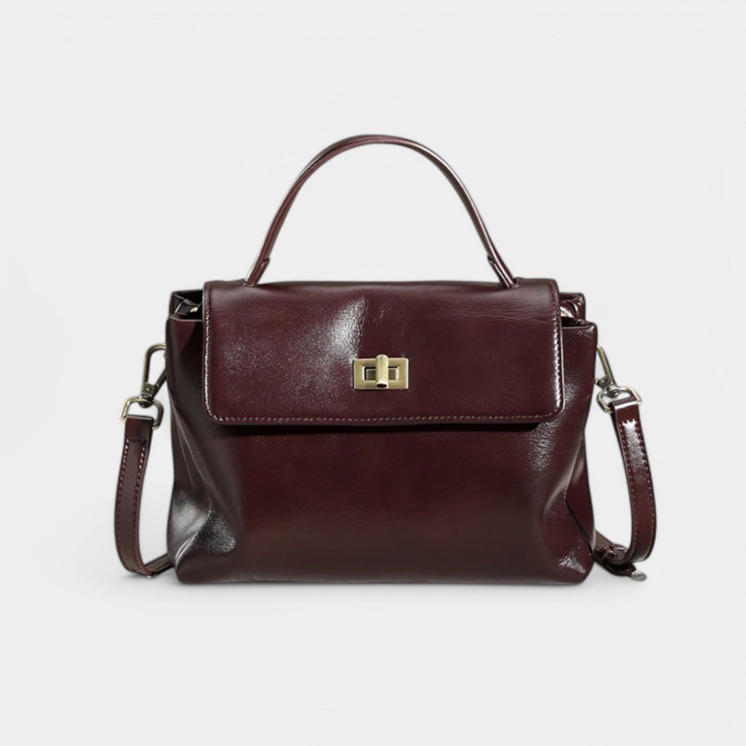 Celeste Leather Shoulder Handbag