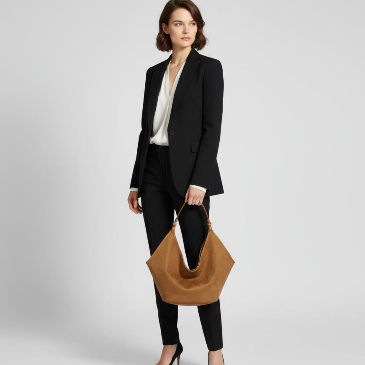 Cécile Suede Leather Tote