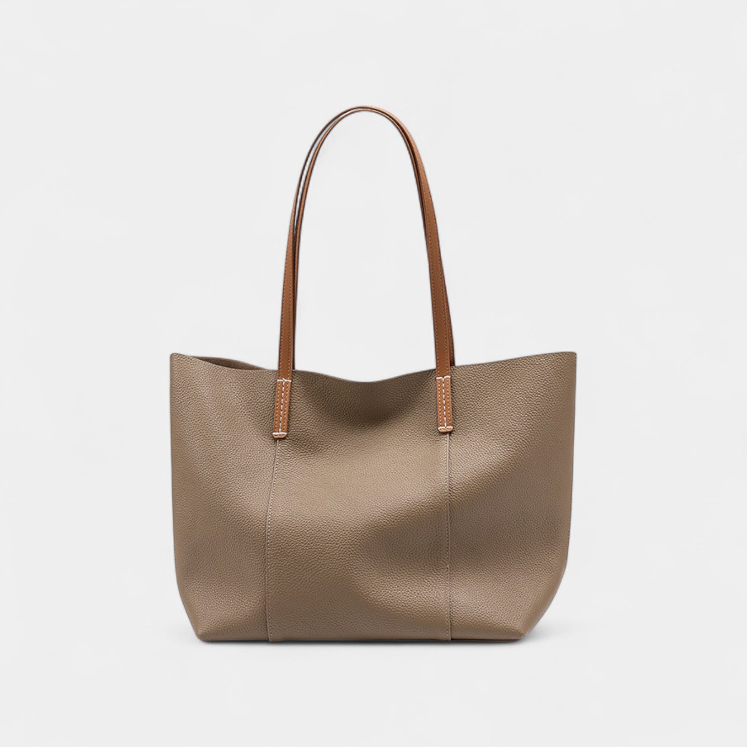 The Luna-Noire Leather Tote