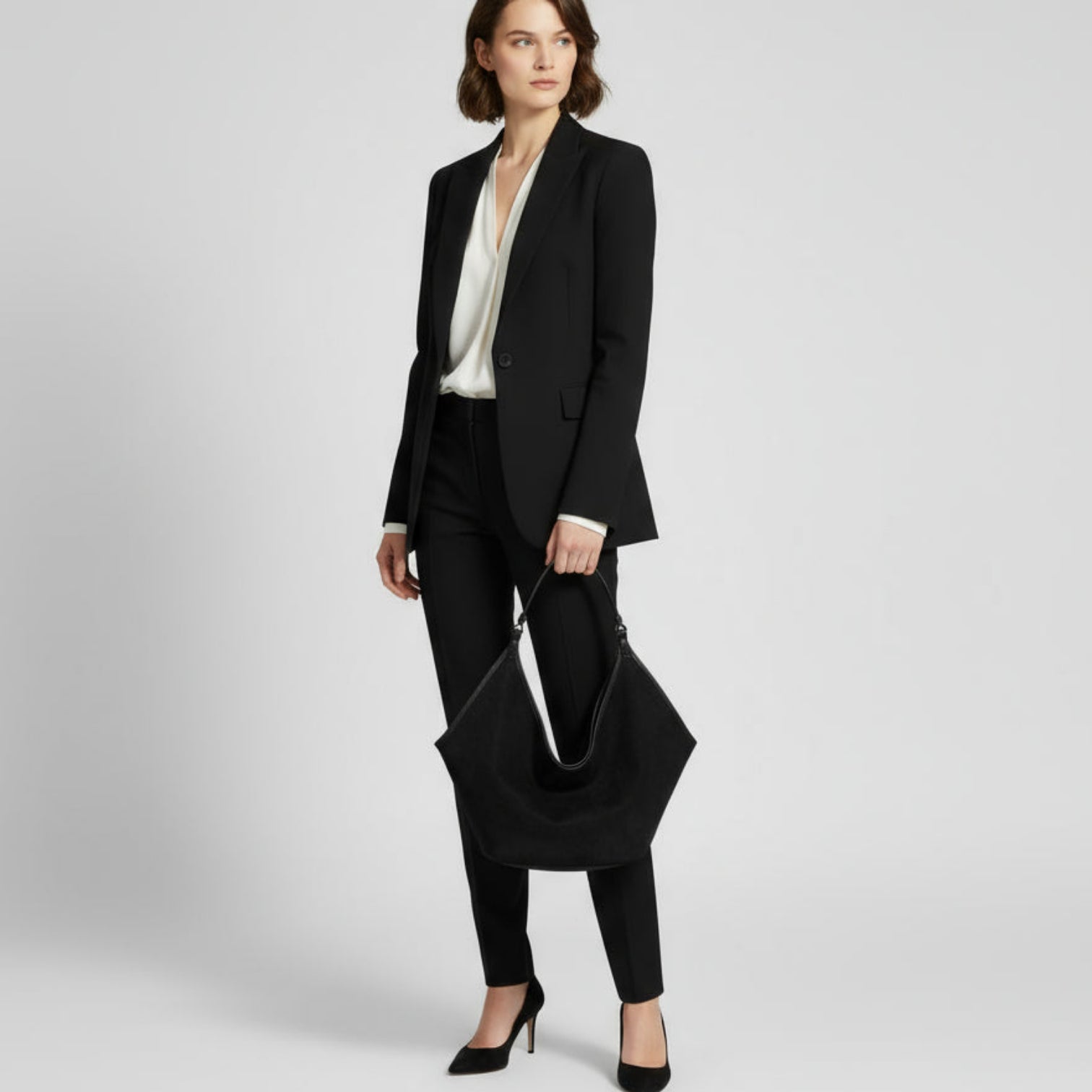 Cécile Suede Leather Tote