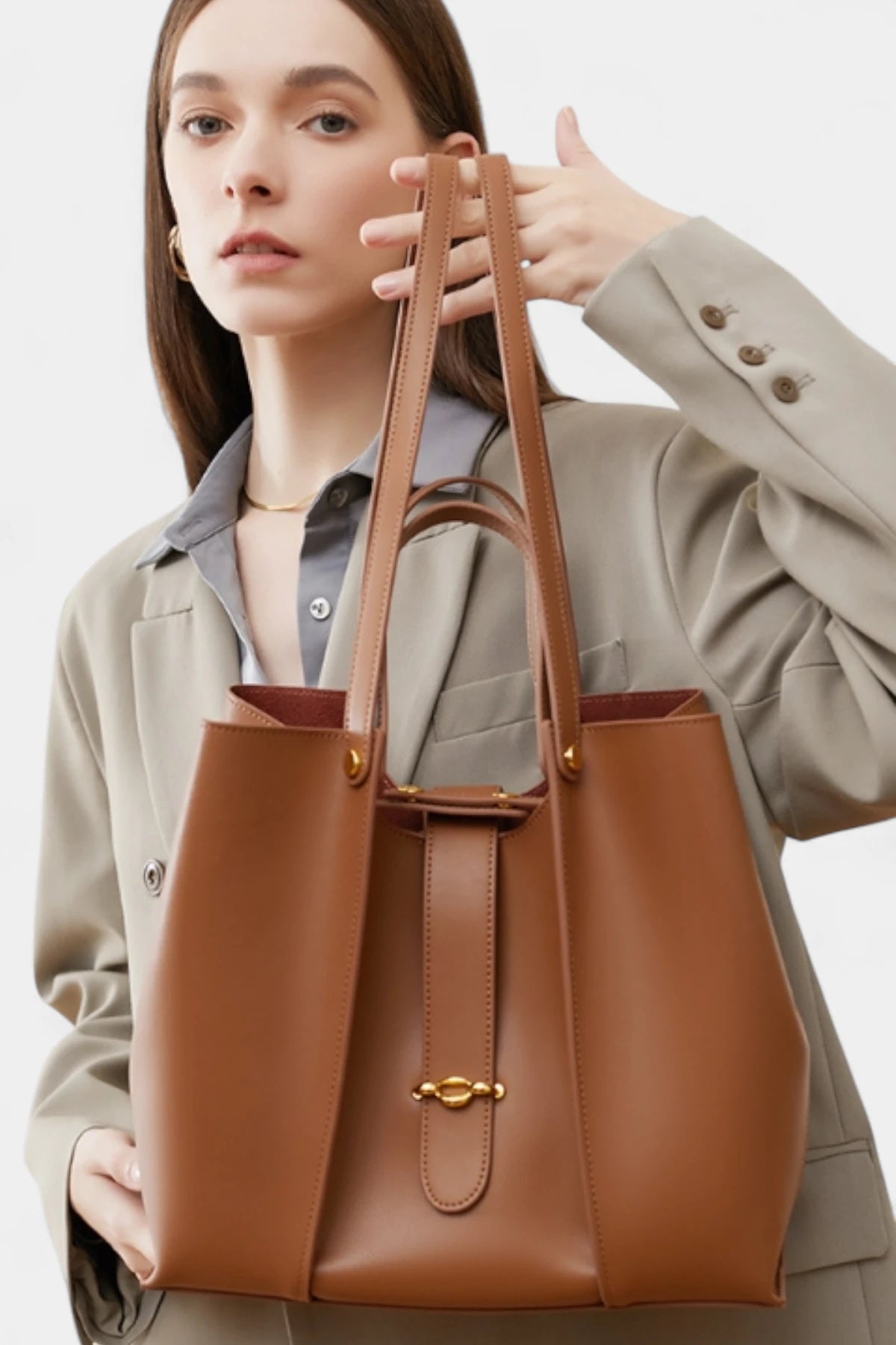 Élise Leather Tote Bag