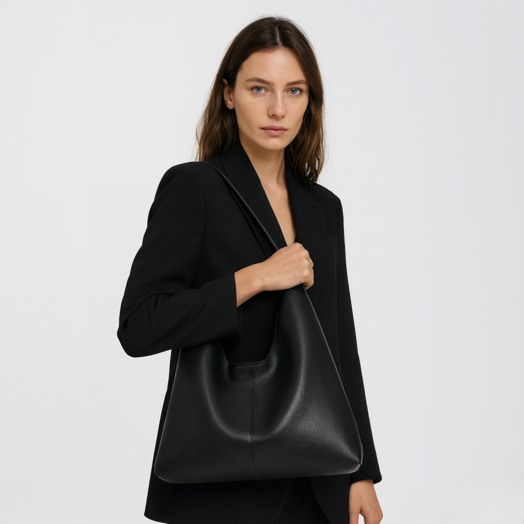 The Sage Retro Leather Tote Bag