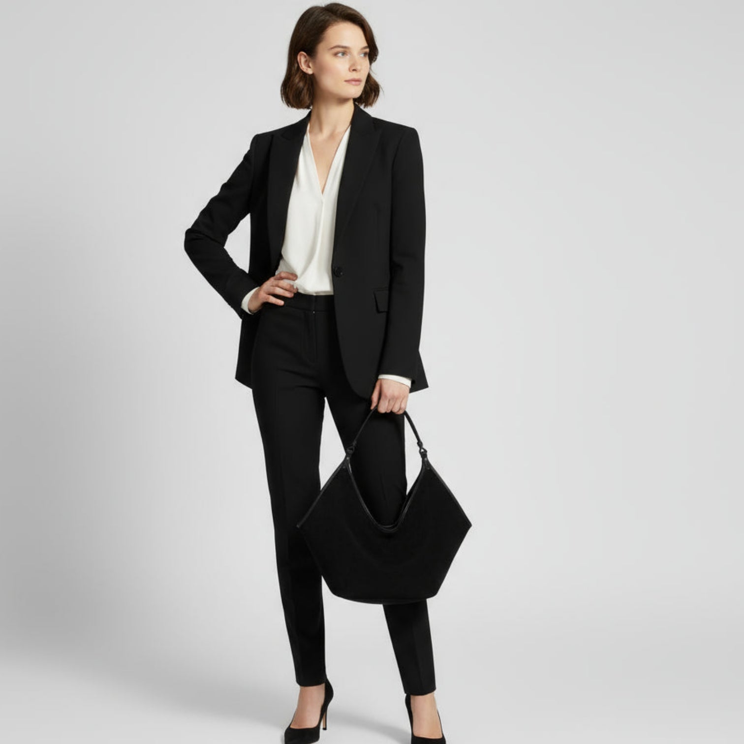 Cécile Suede Leather Tote