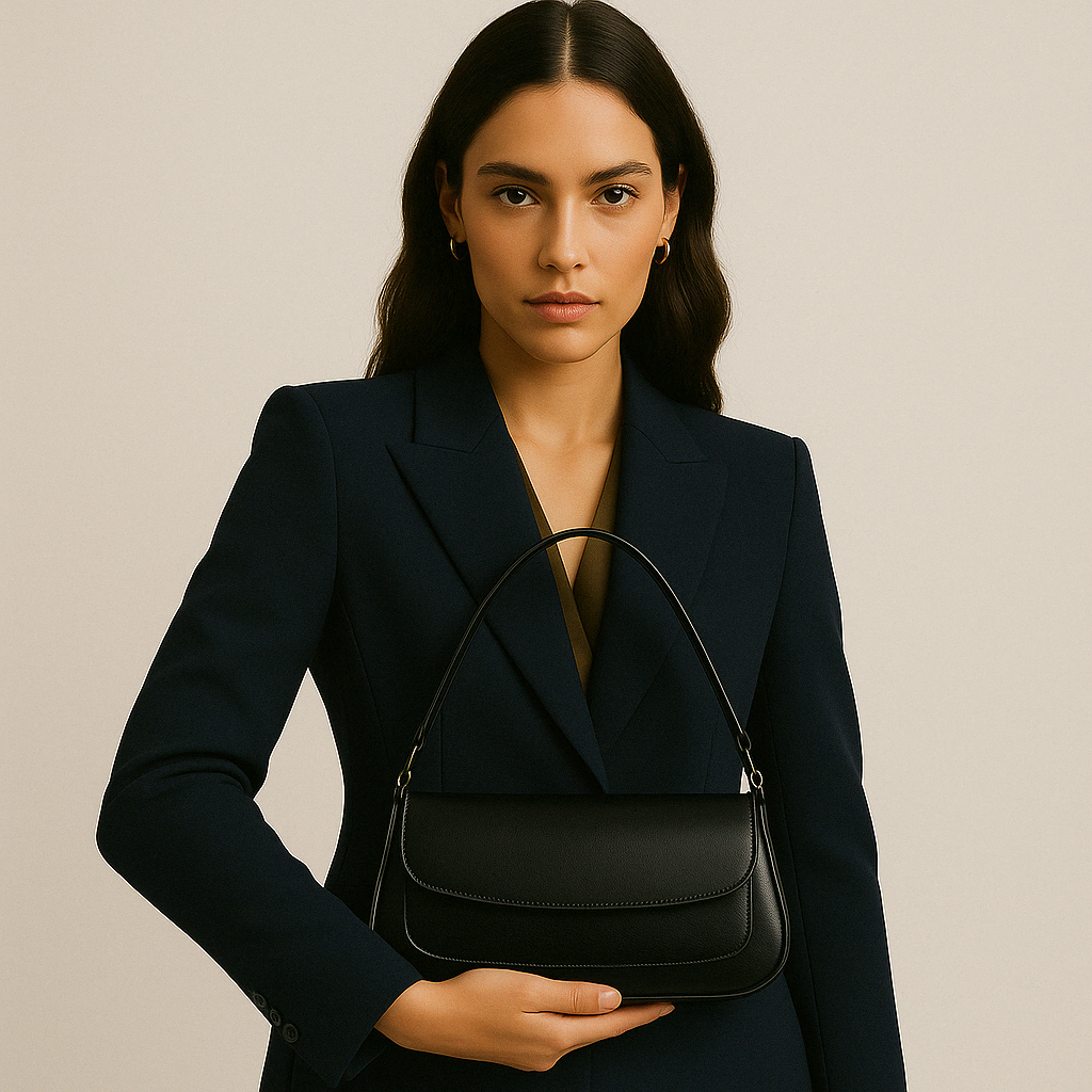 Monet Leather Vintage Handbag