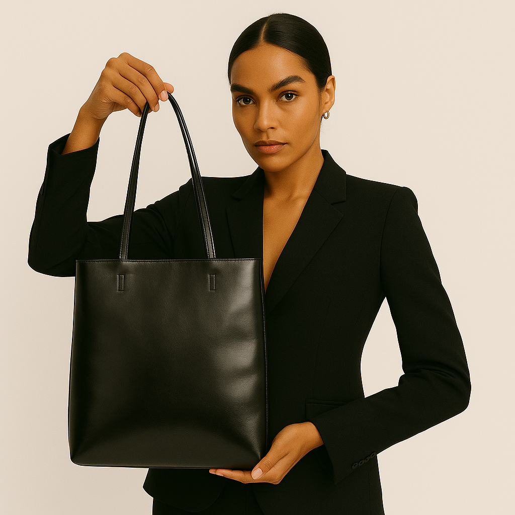 Donna Leather Tote Bag