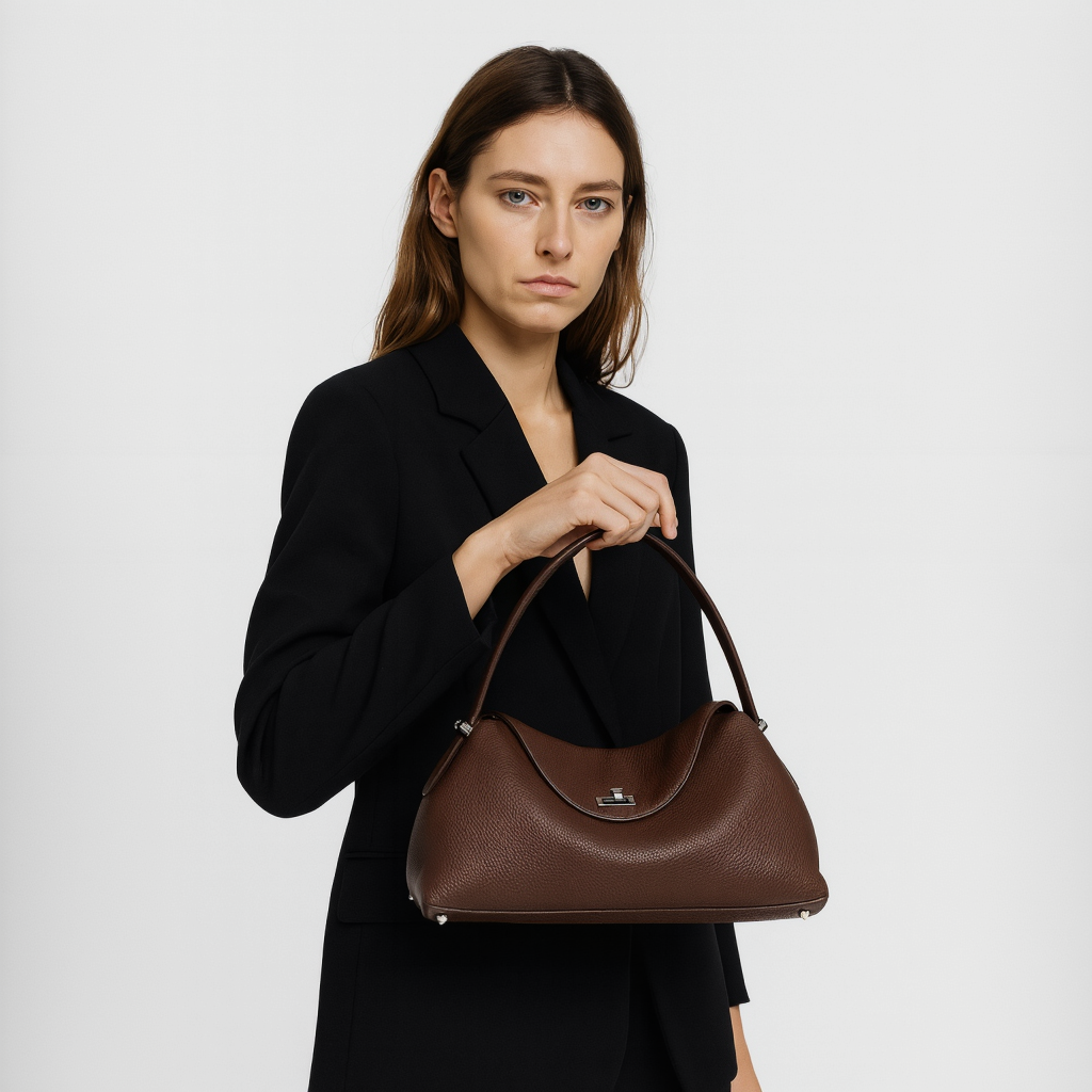 Amélie Leather Shoulder Handbag