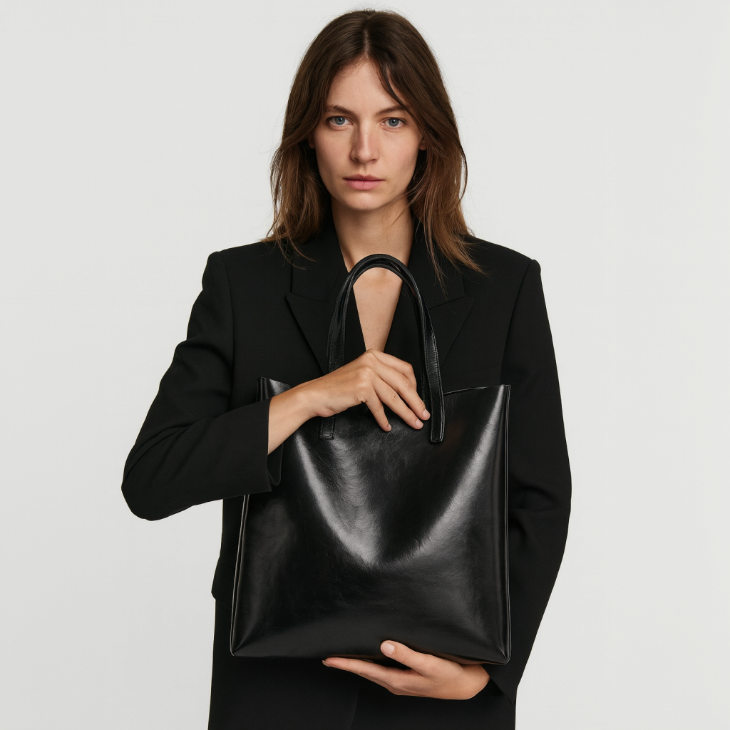 Donna Leather Tote Bag