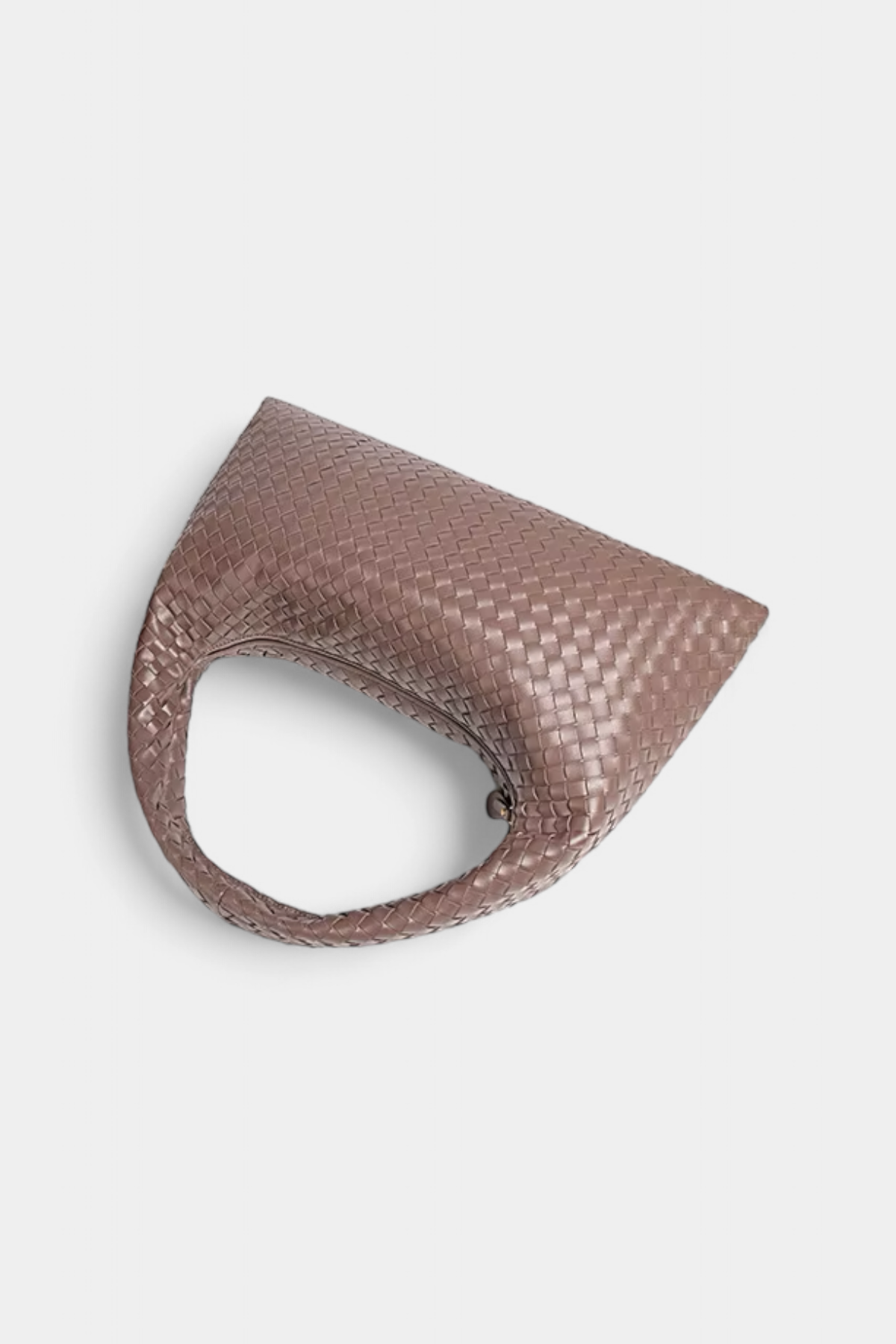 Ivy Vegan Leather Woven Handbag