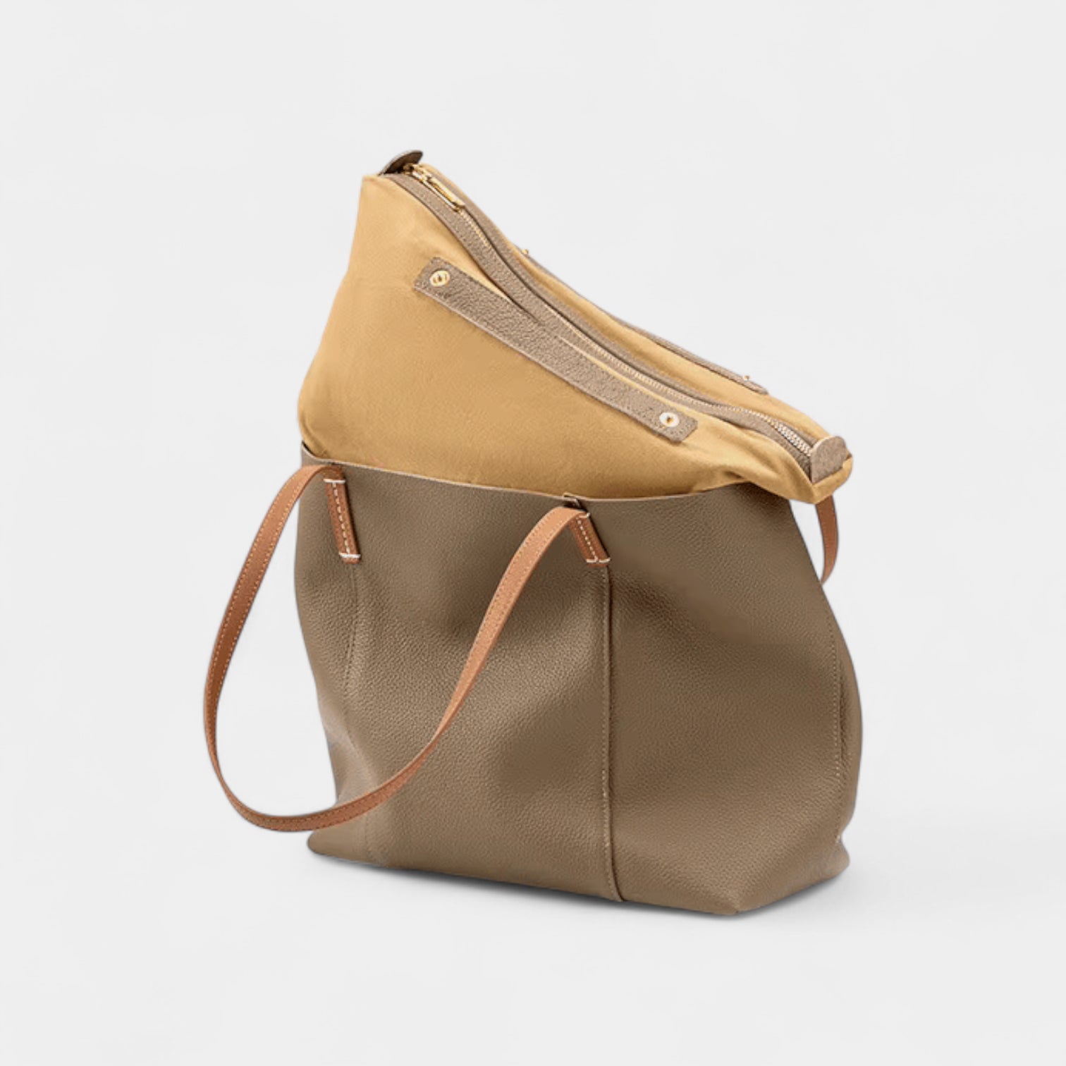 The Luna-Noire Leather Tote