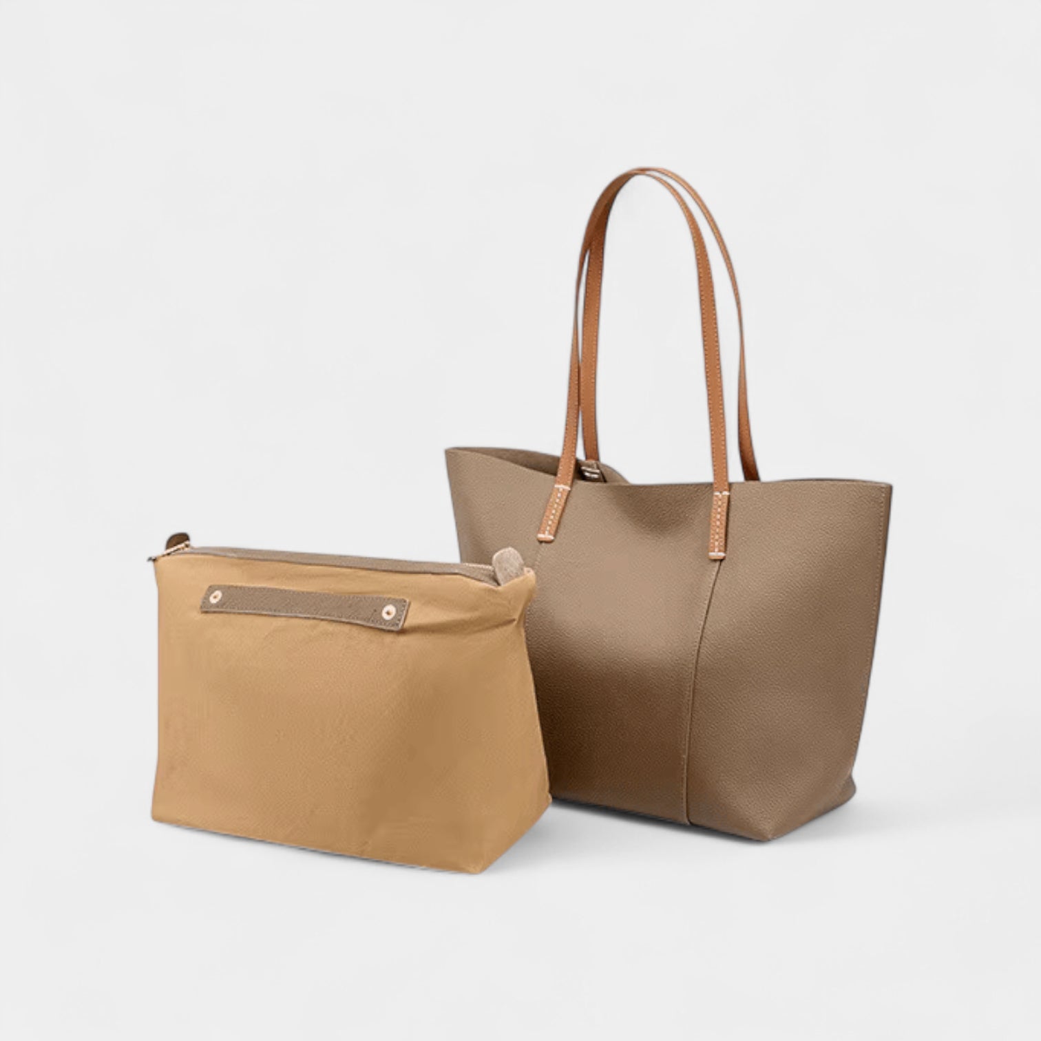 The Luna-Noire Leather Tote