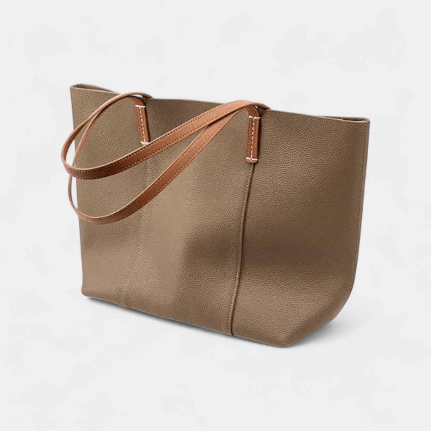 The Luna-Noire Leather Tote