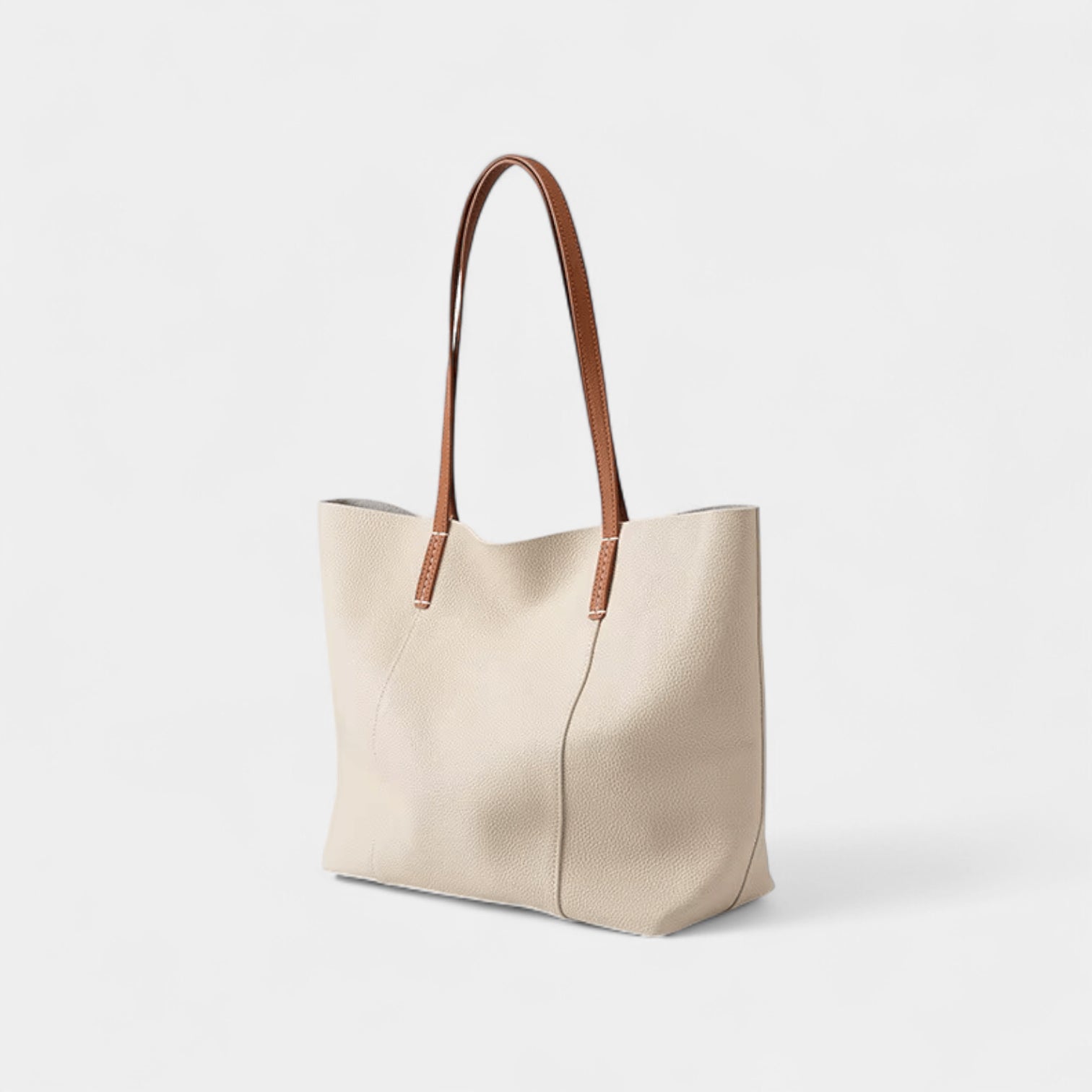 The Luna-Noire Leather Tote