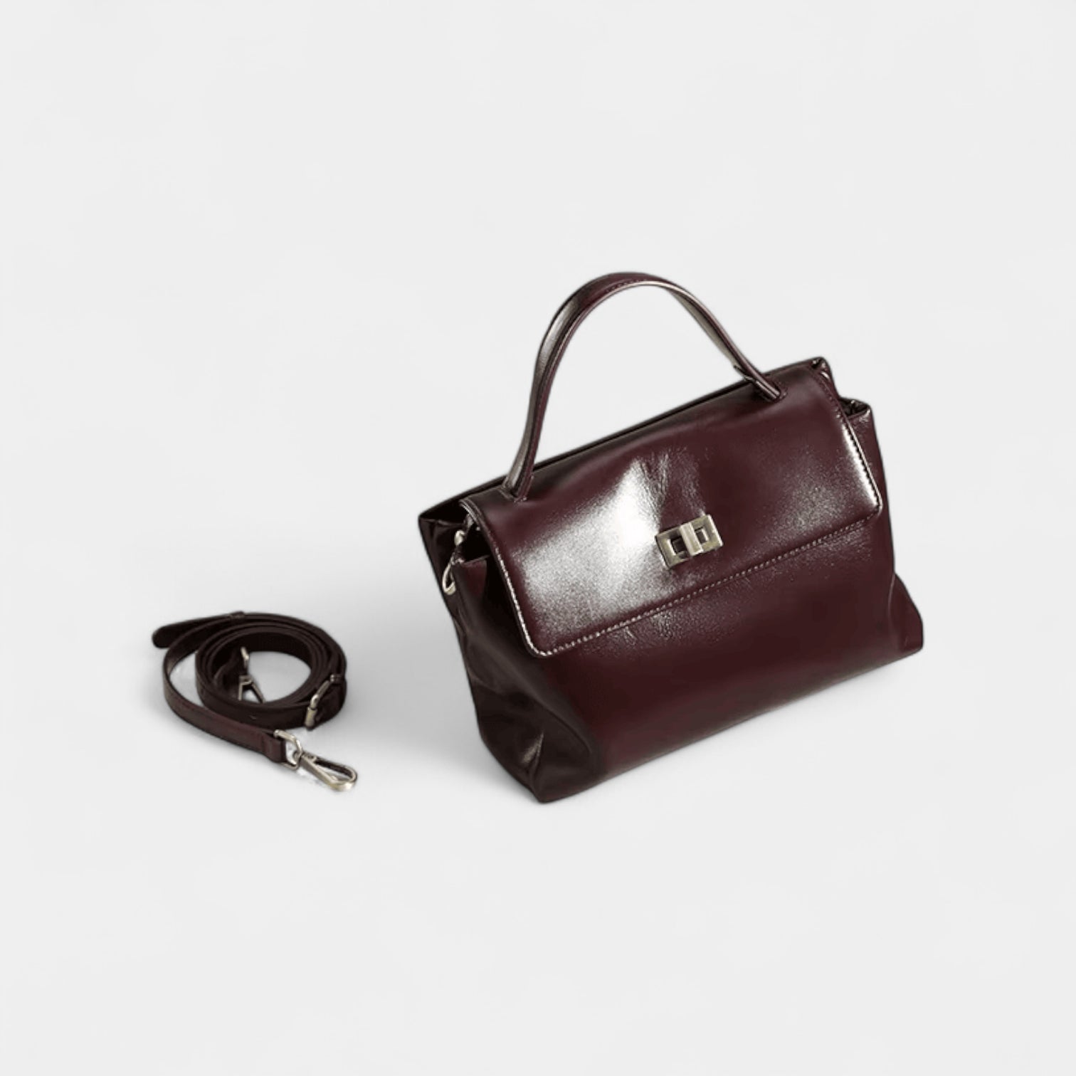 Celeste Leather Shoulder Handbag