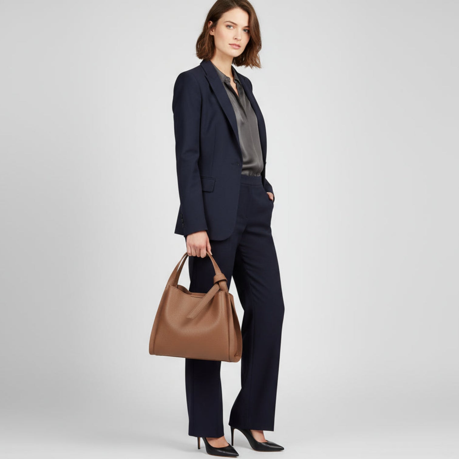 Laurène Leather Crossbody Bag