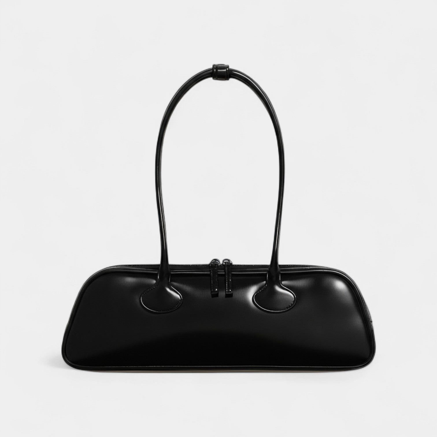 Daisy Luxury Leather Baguette Bag