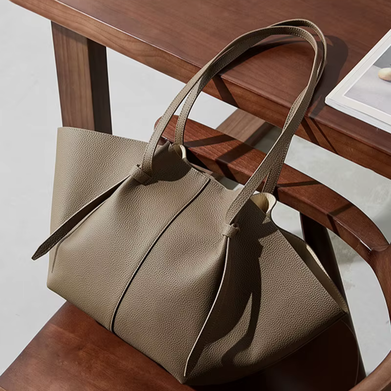 Amara Leather Tote Bag