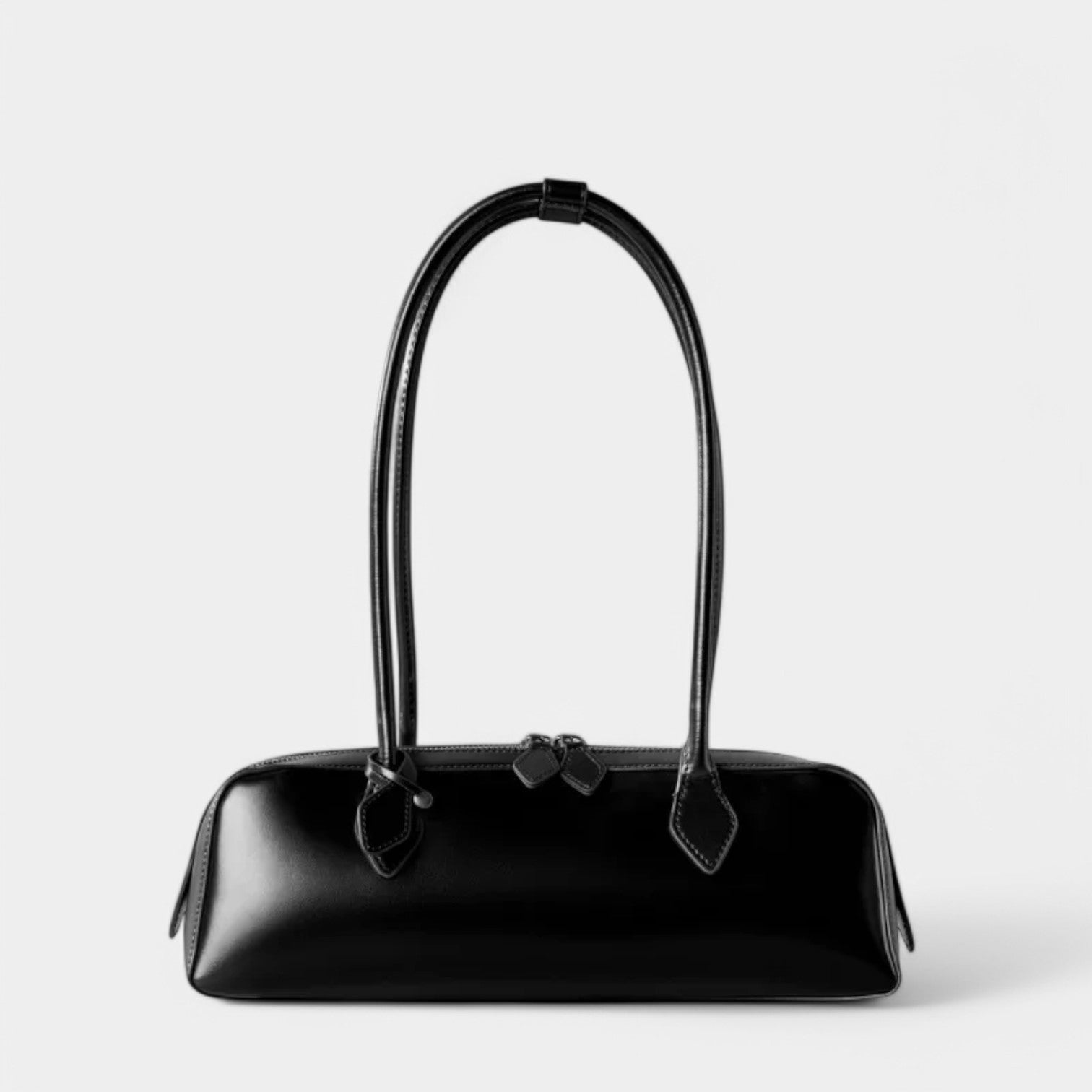 Daisy Luxury Leather Baguette Bag
