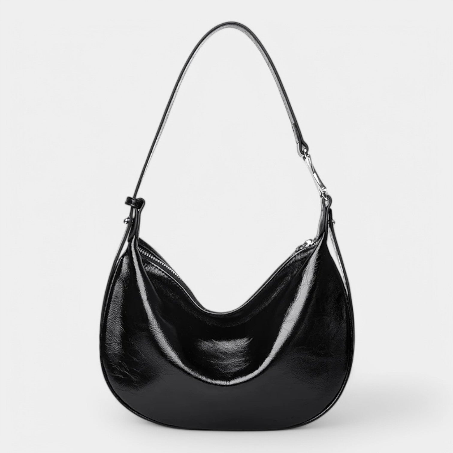 Gabrielle Baguette Leather Handbag