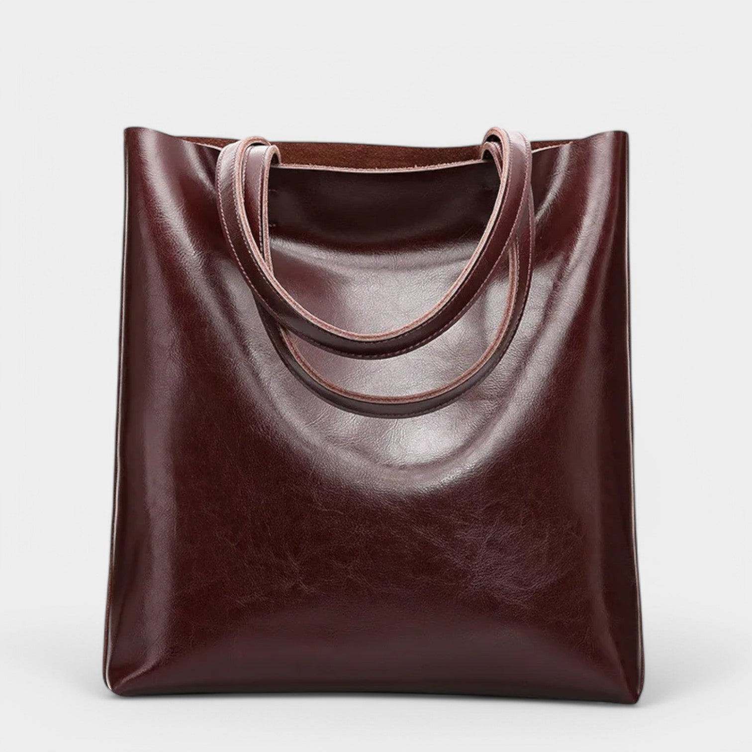 Donna Leather Tote Bag