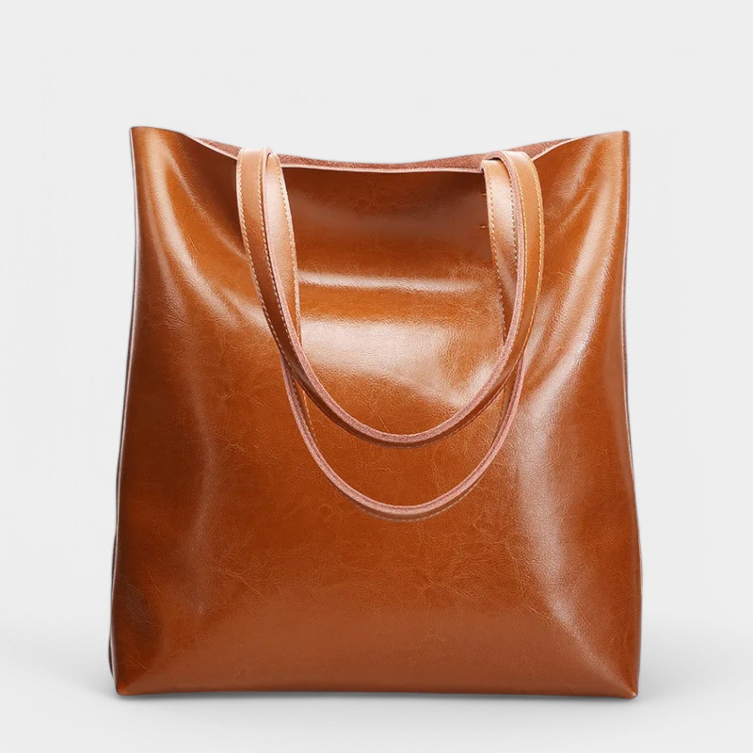 Donna Leather Tote Bag