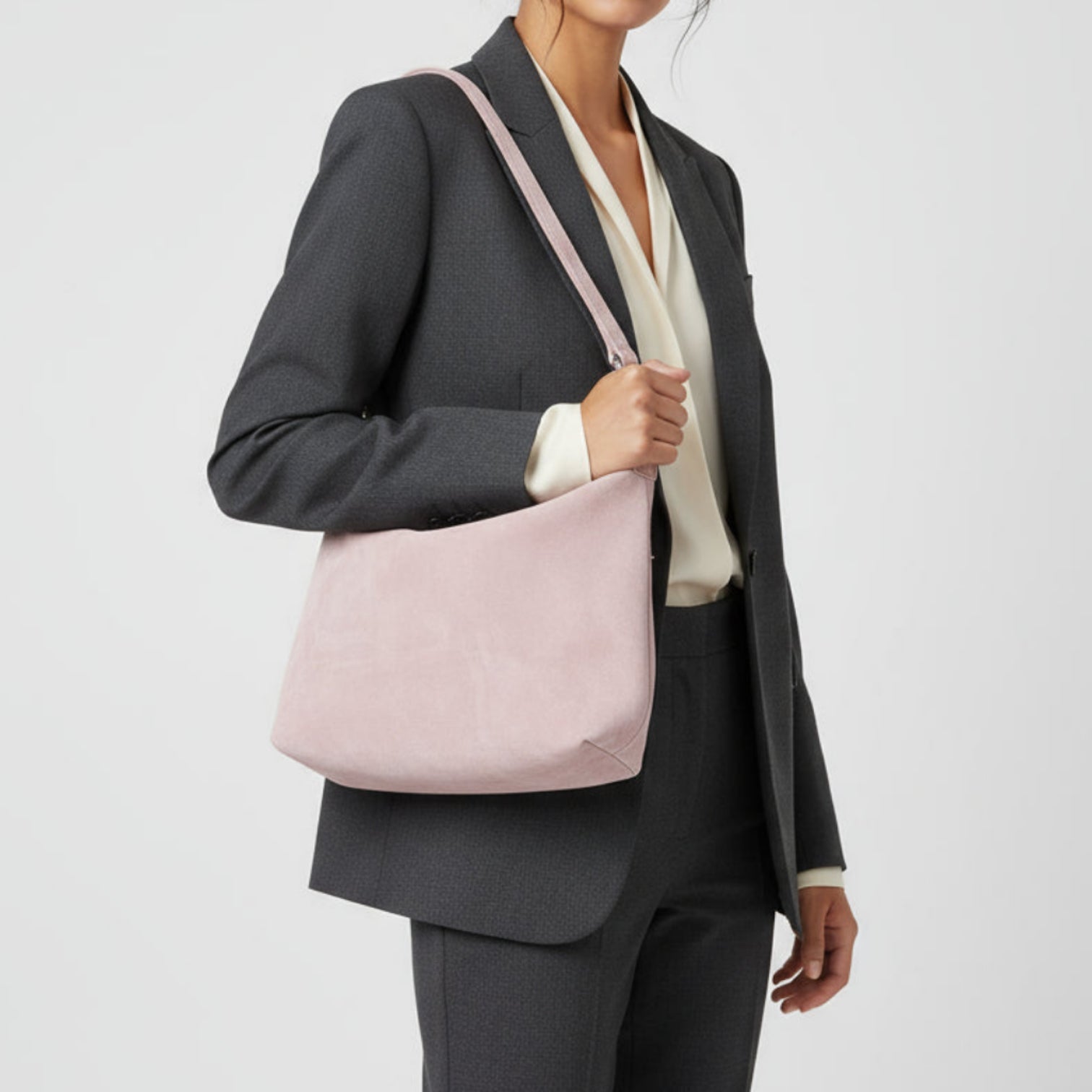 Louise Suede Leather Tote