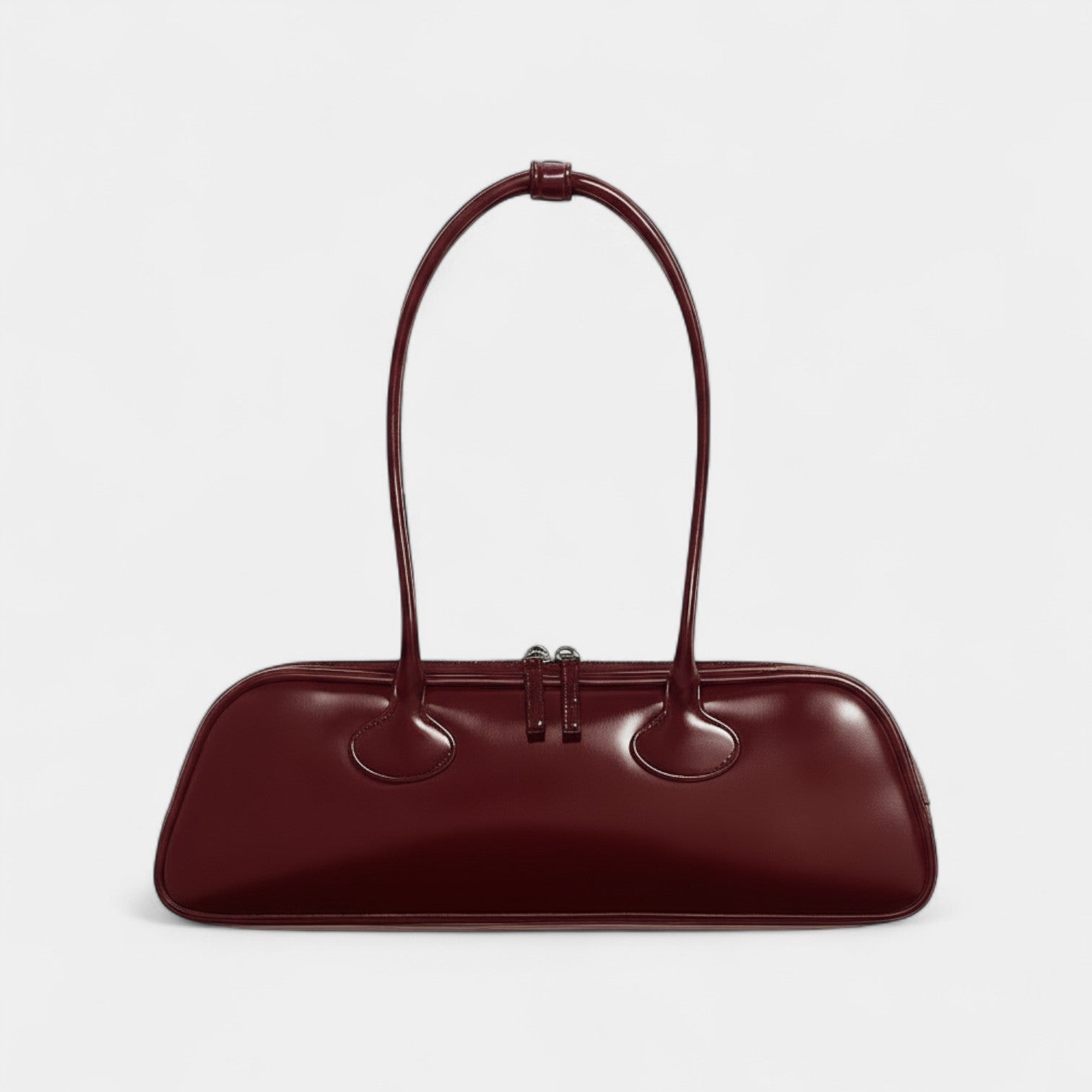 Daisy Luxury Leather Baguette Bag