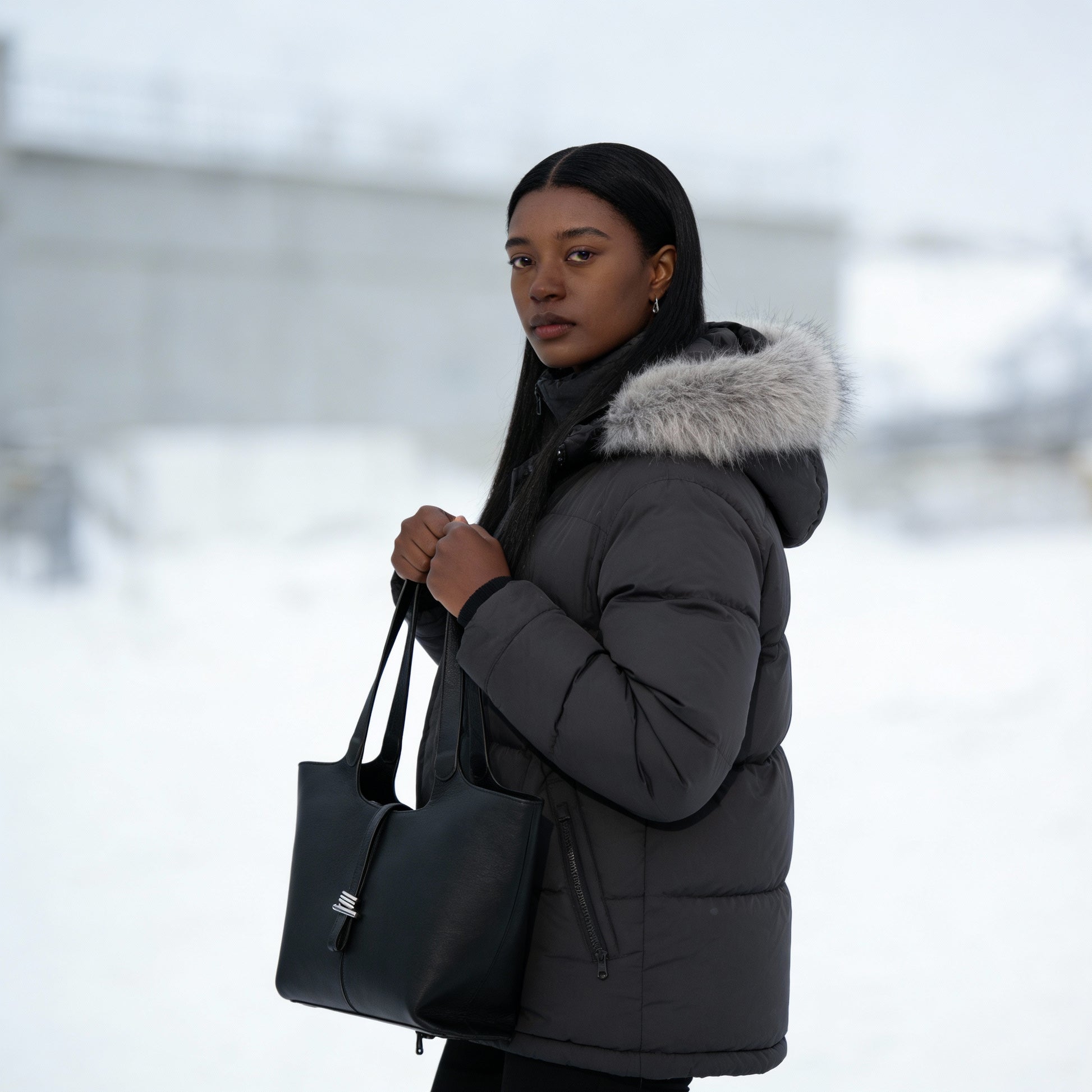 Émilie Leather Shoulder Bag