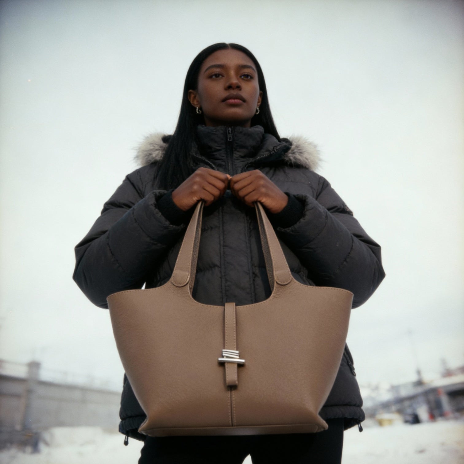 Émilie Leather Shoulder Bag