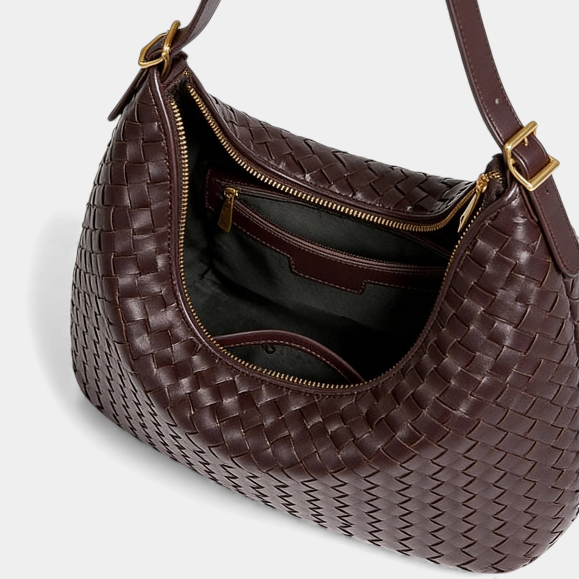 Margaux Woven Vegan Leather Tote Bag
