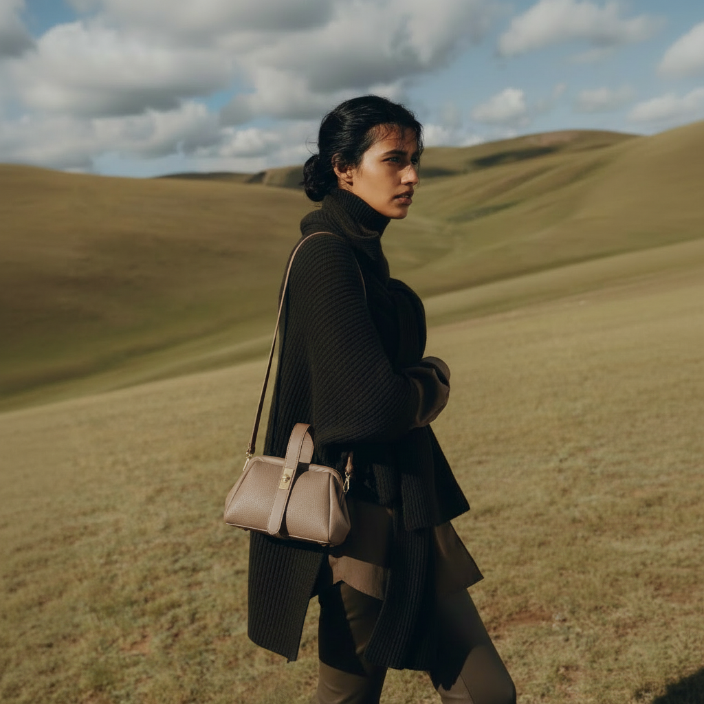 Sophie Vegan Leather Shoulder Handbag