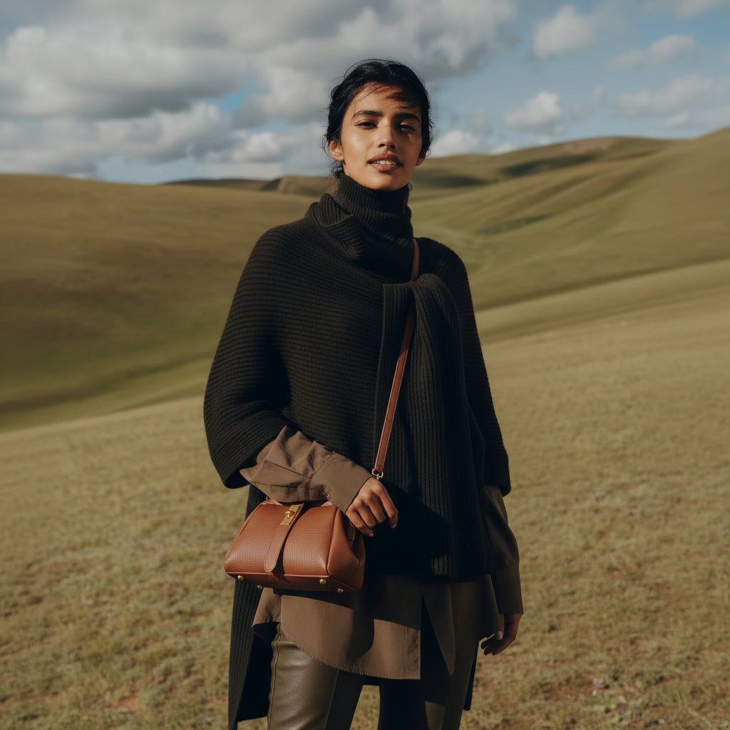 Sophie Vegan Leather Shoulder Handbag