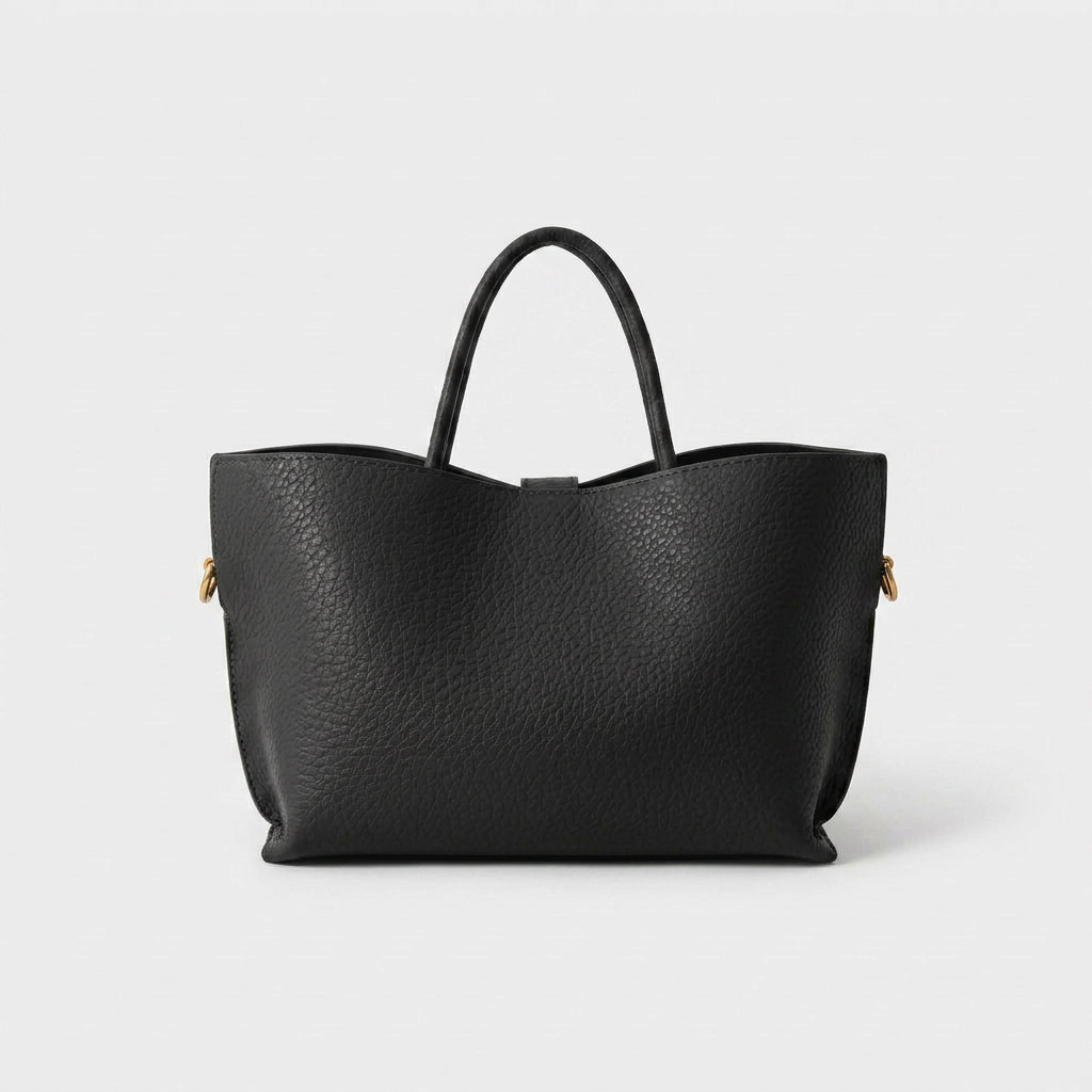 Adèle Vegan Leather Bucket Bag – Shoulder Handbag