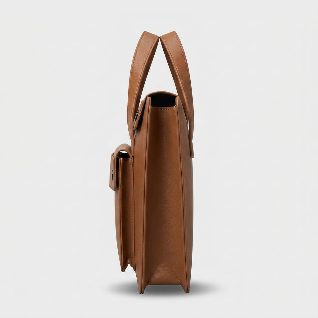 Paris Italian Leather Office Bag - Laptop Bag