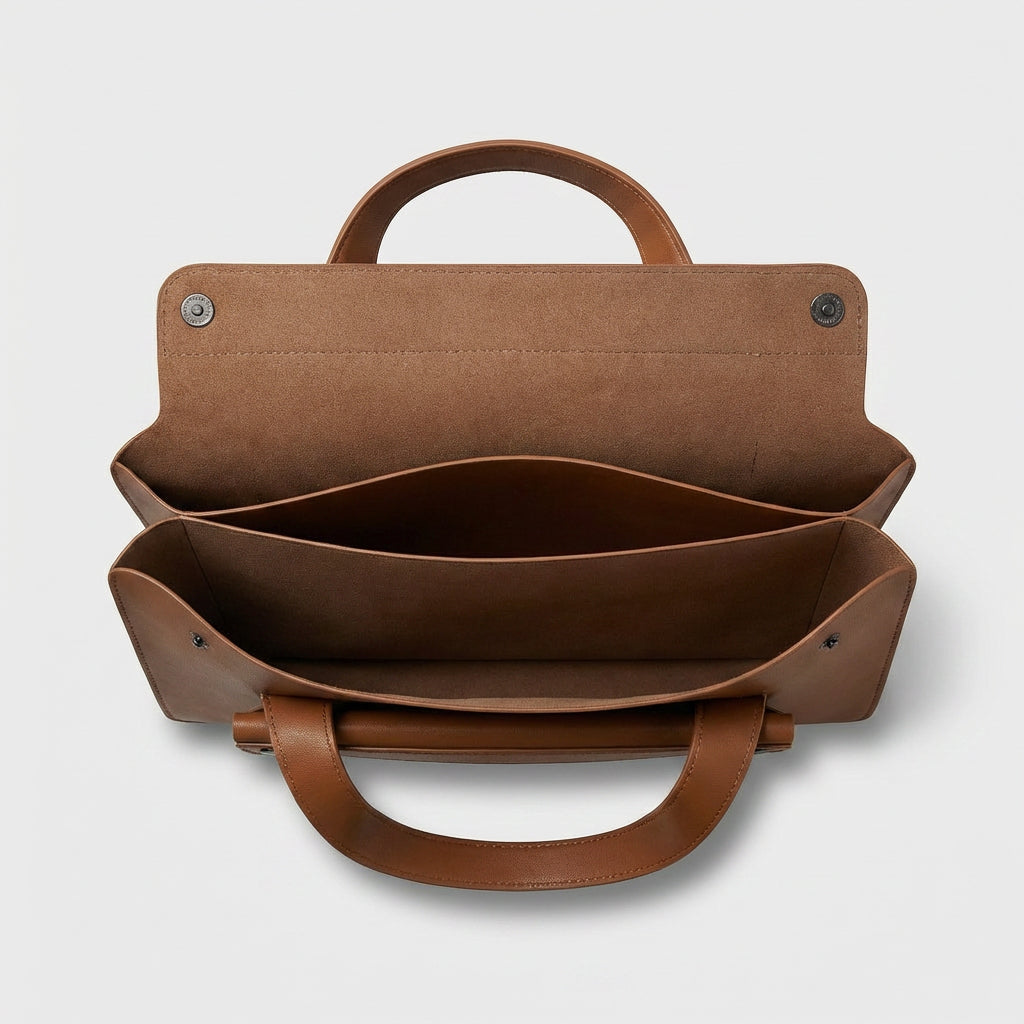 Paris Italian Leather Office Bag - Laptop Bag