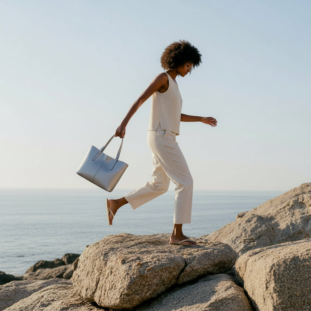 Océane Vegan Leather Tote