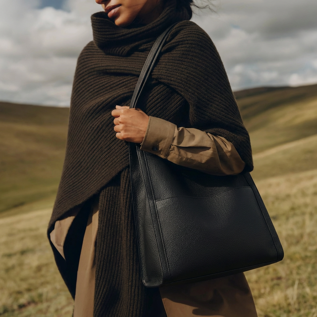 Mia Vegan Leather Tote Bag