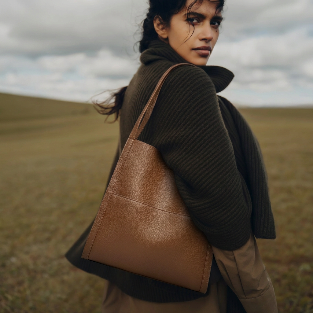 Mia Vegan Leather Tote Bag