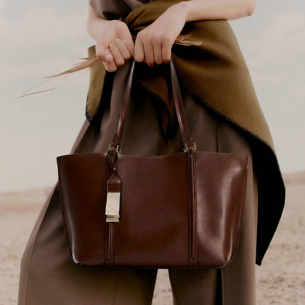 Camille Vegan Leather Tote Bag