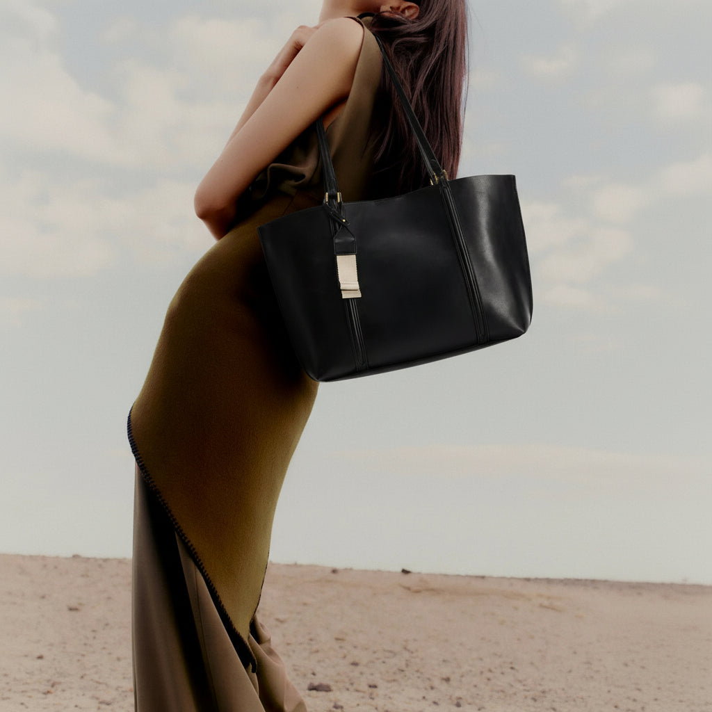 Camille Vegan Leather Tote Bag