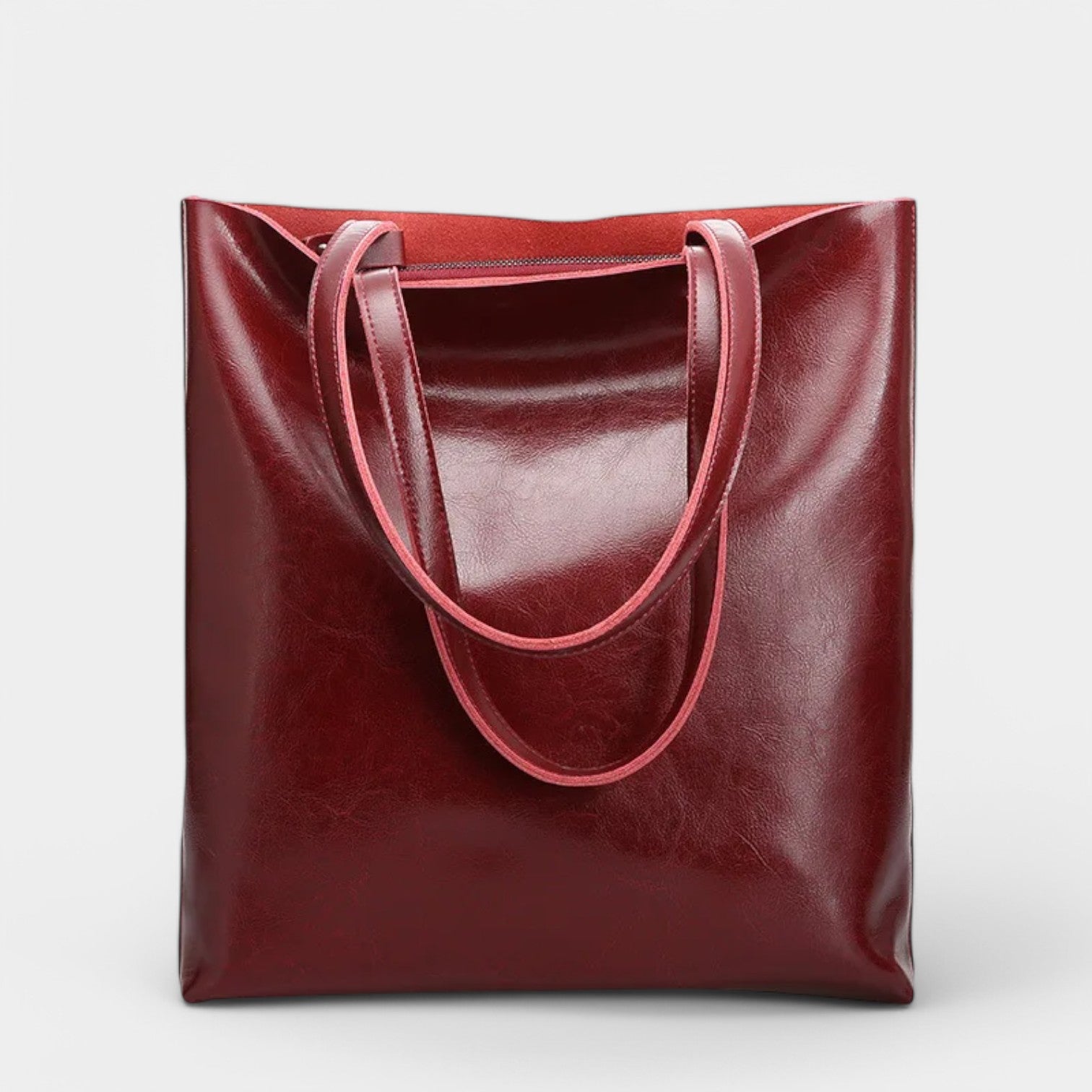 Donna Leather Tote Bag