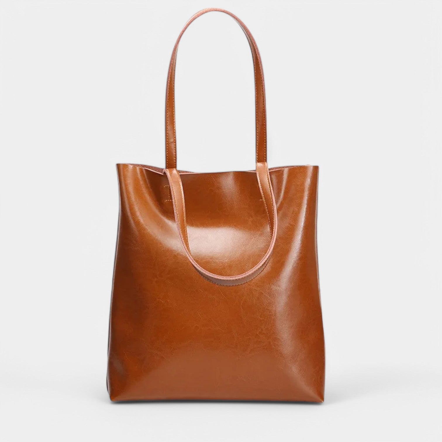 Donna Leather Tote Bag