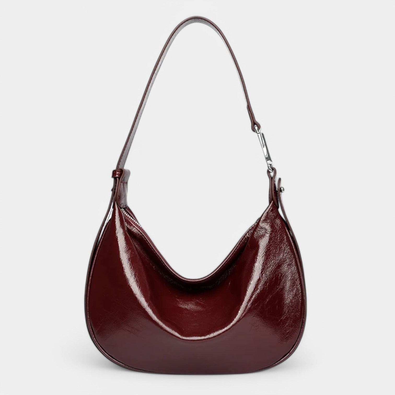 Gabrielle Baguette Leather Handbag